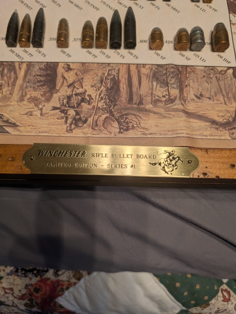 winchester bullet board