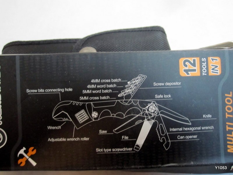 Hanboost Multi-Functional Wrench Set, 12-in-1 EDC Pocket Tool