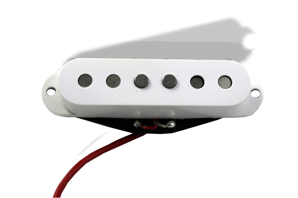 Pickup Single 6.5K Neck Staggered Pole White Bitterroot 081090WHNK