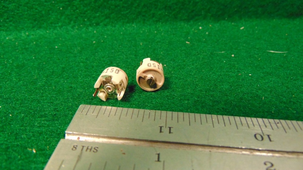 (2) 3 to 15 pf Variable Trimmer Capacitor NOS