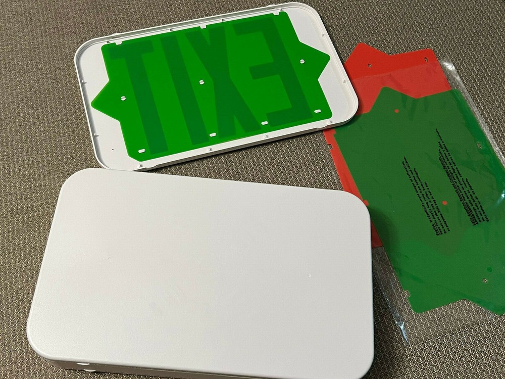 Hubbell Lighting Compass CER Trade Select LED Emergency EXIT Sign (Red or Green)