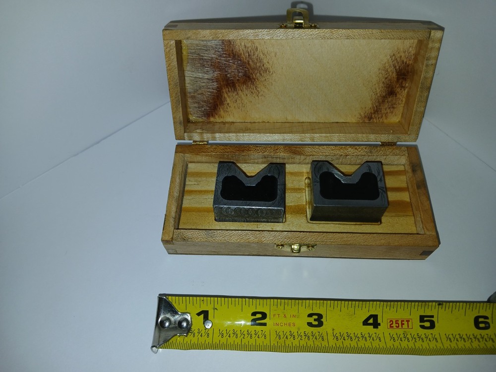 Mini Steel V Block Set/Vise Workholding