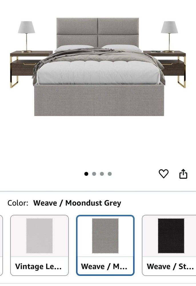 Vänt Upholstered Wall Mounted Headboard Panels 60" X 23" Queen-Full