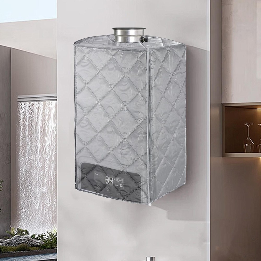 Tankless Water Heater Cover with Zippers,Thickened Water Heater Enclosure Cover,