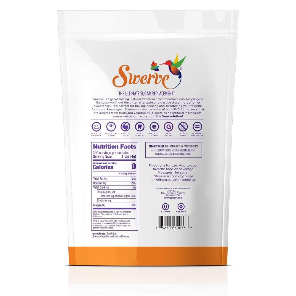 48oz Ultimate Zero-Calorie Sugar Replacement - Granular, Keto-Friendly Sweetener