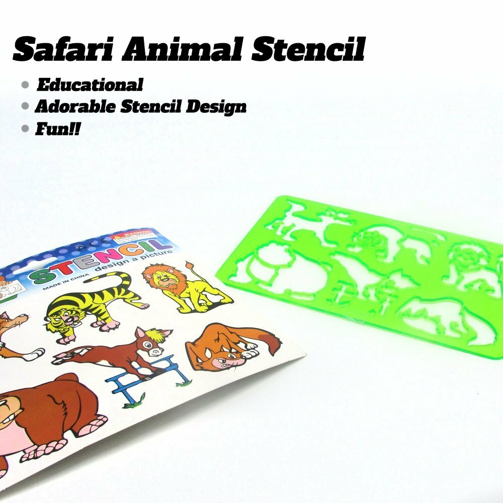 Kids animal Drawing stencil,