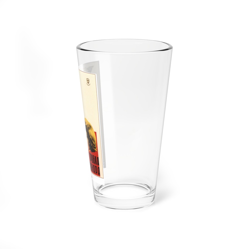 Soviet Era Poster 134 - Pint Glass 16oz
