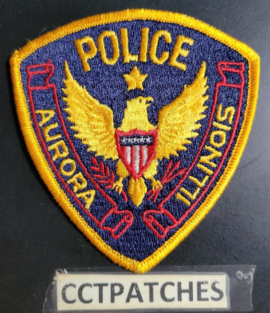 AURORA, ILLINOIS POLICE SHOULDER PATCH IL