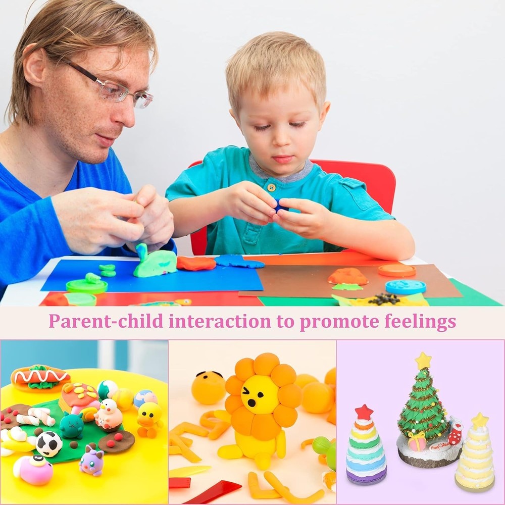 DIY Polymer Clay Kits with 82 Accessories