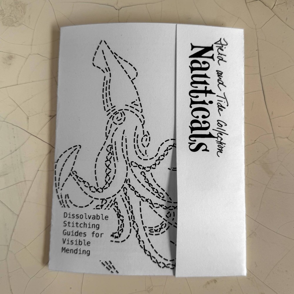 Nauticals Mending + Embellishment Transfer — Visible Mending