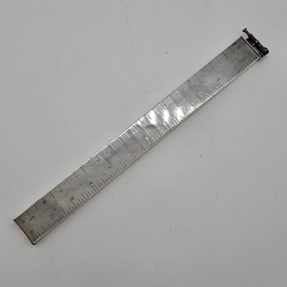Working Dunhill Oil lighter silver ruler type without box