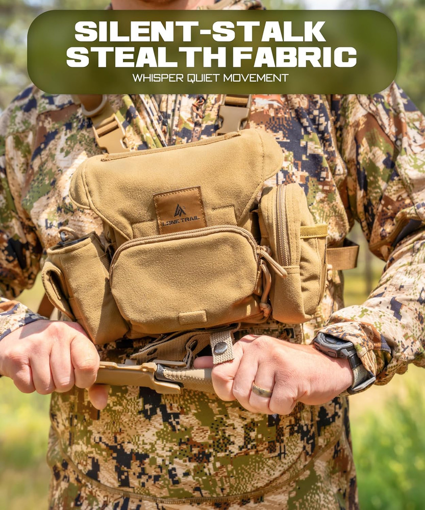Waterproof Binocular Harness Chest Pack - Lightweight Bino Harness with Rangefin