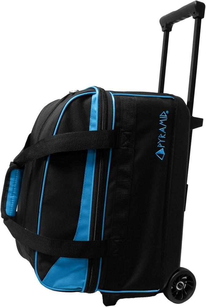 Prime Double Roller 2 Ball Bowling Bag with Large Separate Compartment for Bowli
