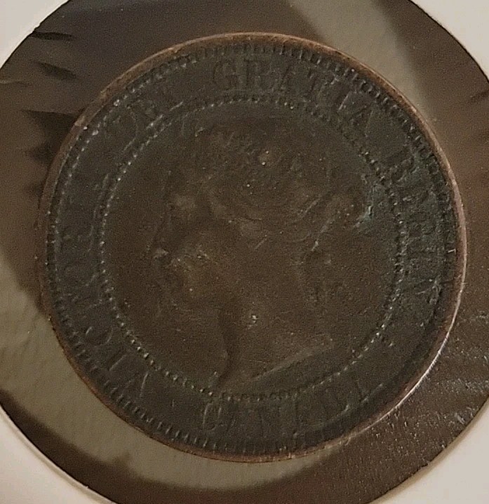 1876 H Canada 1 Cent