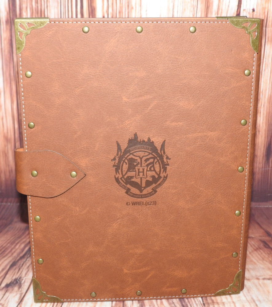 NEW Open Harry Potter Notebook A5 Courage Leather Notepad Journal Gryffindor