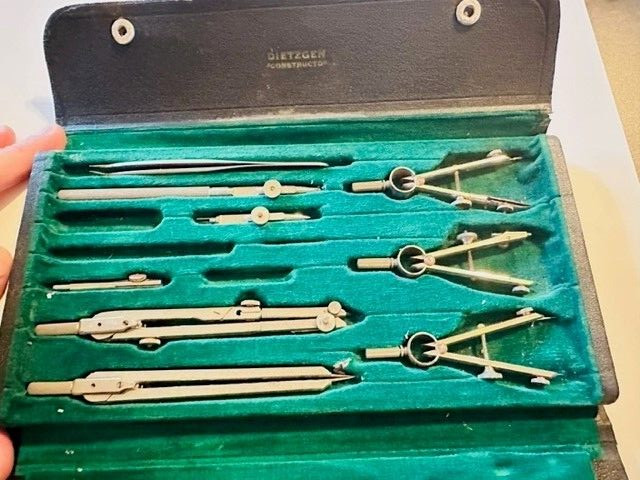 Vintage Dietzgen Drafting Tools Drawing Instruments Made in Germany