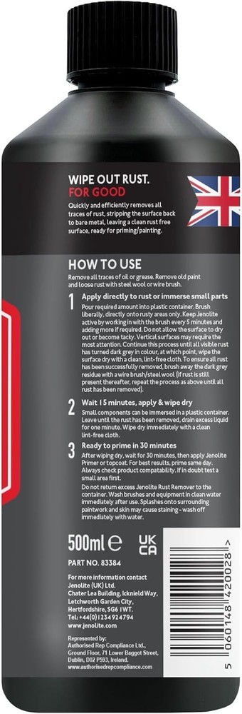Rust Remover Liquid. For quick treatment of rust, back to blank...