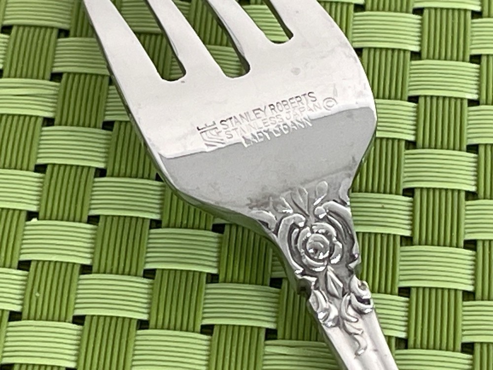Stanley Roberts LADY JOANN Stainless Salad Fork Jo Ann Flatware - 6 1/2"