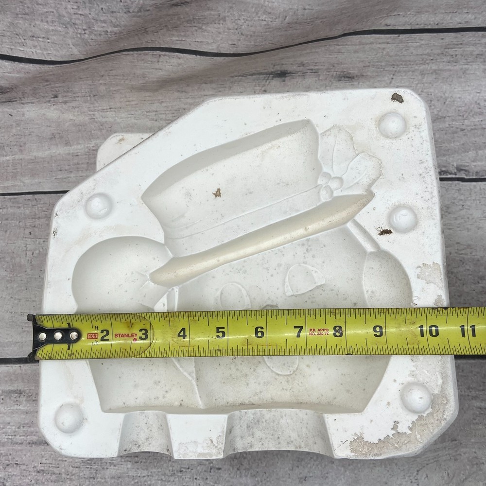 Ceramic Slip Casting Mold Snowman Figurine