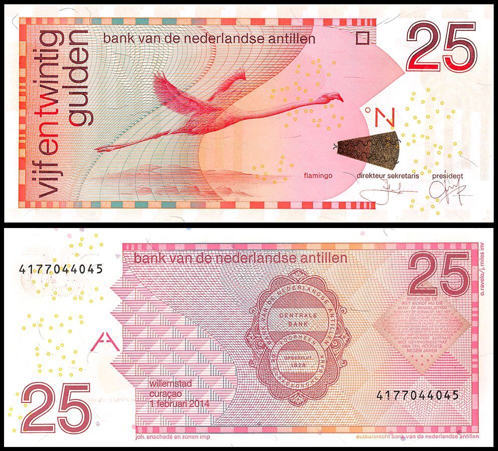 Netherlands Antilles 25 Gulden, 2014, P-29h, UNC