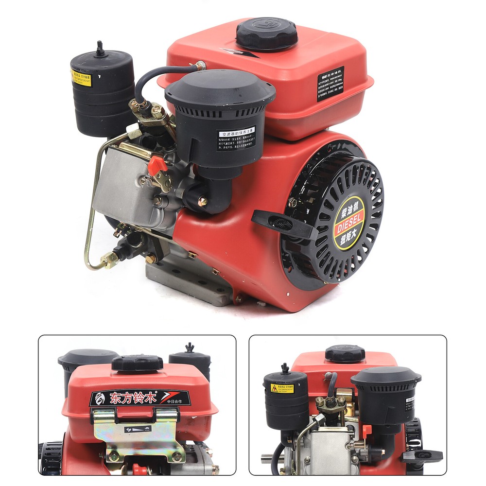 Diesel Engine 196cc 4 Stroke Single Cylinder Forced Air Cooling Diesel Engine