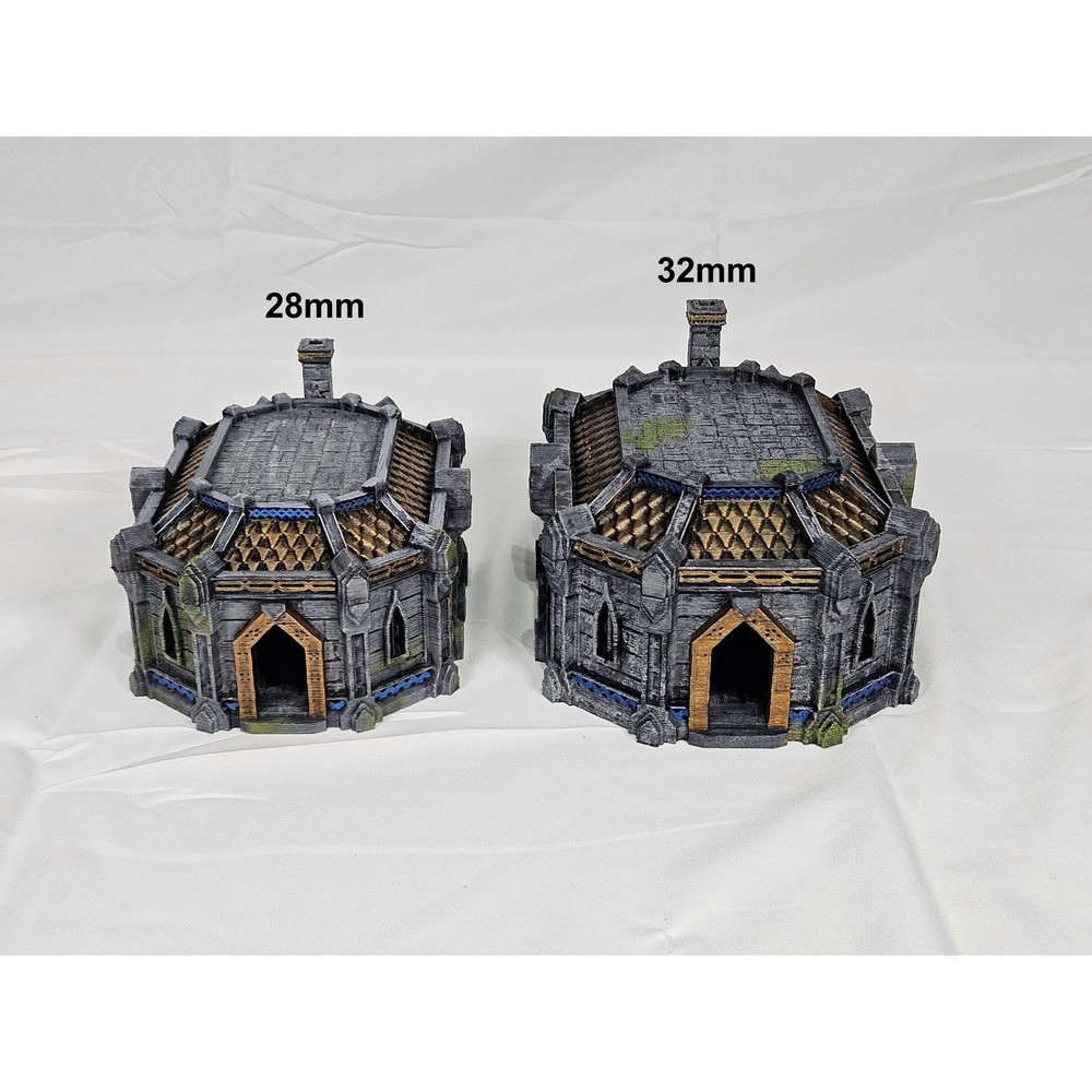 Modular Dwarven Houses Tabletop Terrain 28mm