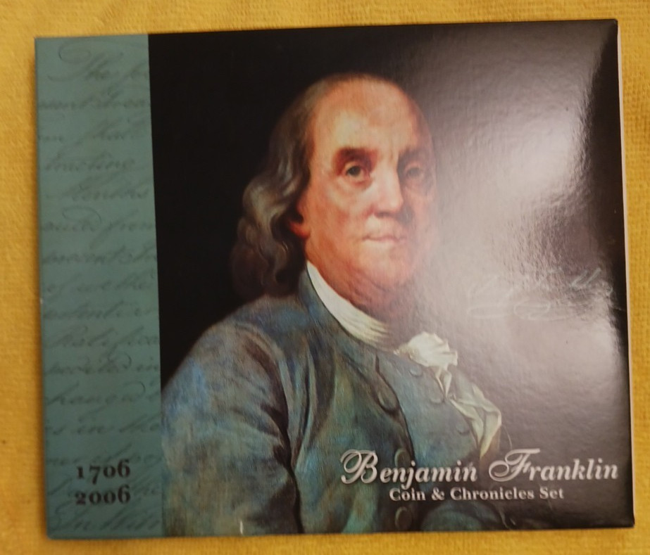 2006 BENJAMIN FRANKLIN COIN AND CHRONICLES SET