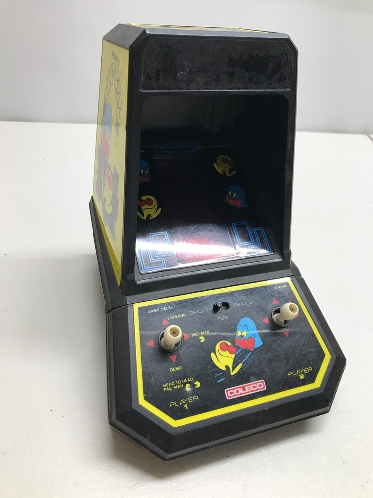 1981 Coleco #2390 Pac-Man Table Top Arcade Game - Tested, Working