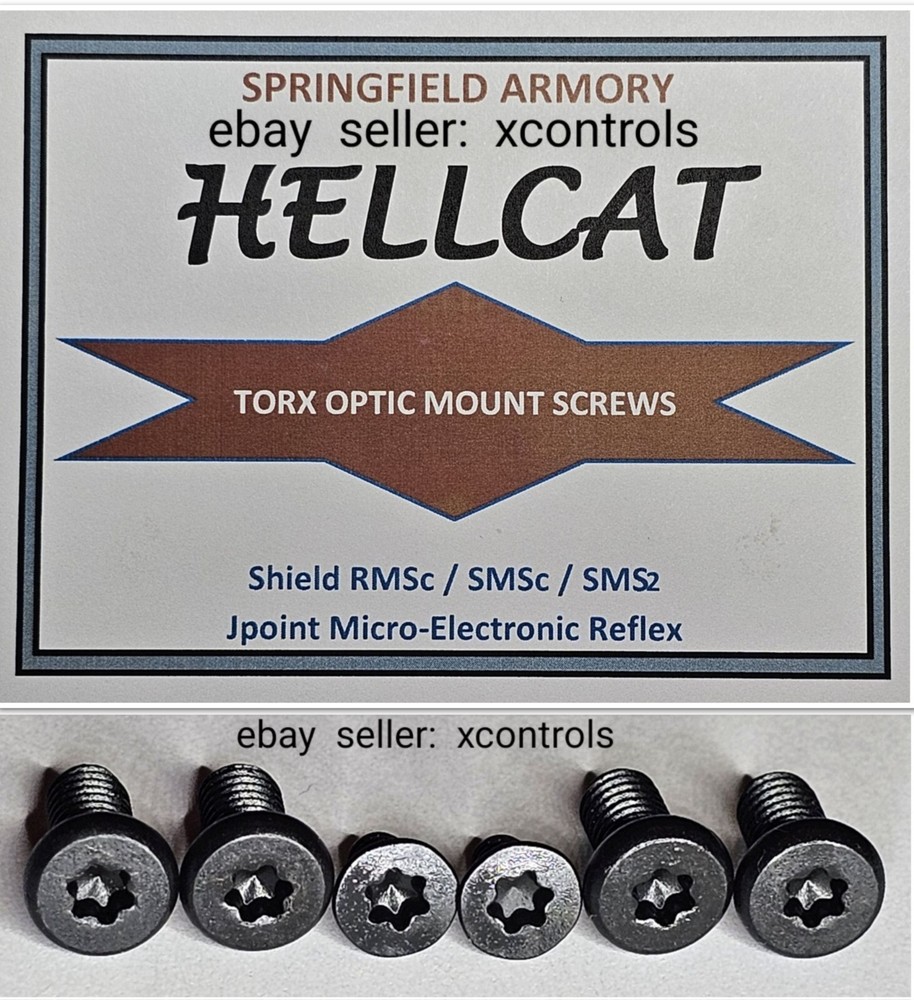 Springfield Armory Hellcat Pro Hardware Mounting Kit / Optic Screws