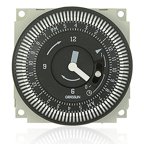 24-Hour Programmable Timer with Manual Override - Energy Saving, Easy Setup