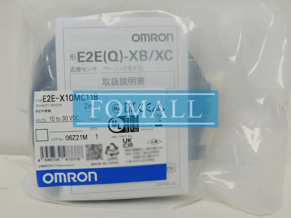 1Pcs New For proximity switch sensor E2E-X10MC118 2M