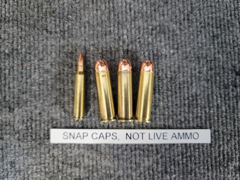 READ AD! 3- 500 S&W snap caps practice Dry Fire Gun Loading Training