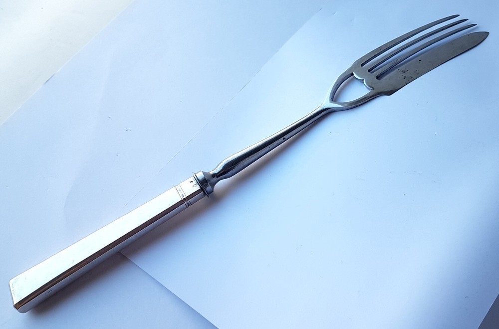 Serving Fork Silver L.Th. Wendelboe Berlin Circa 1863-64 N373