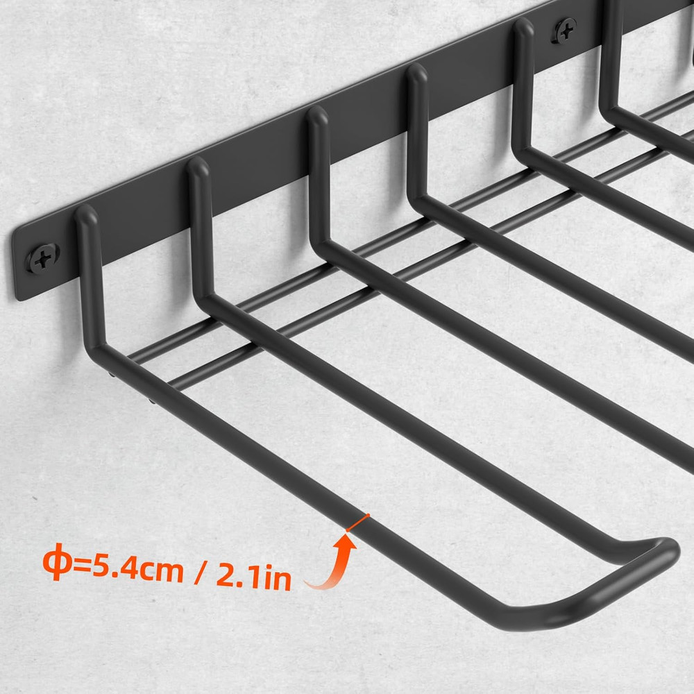 Cordless Drill Wall Mount Organizer, Heavy-Duty Tool Storage Rack