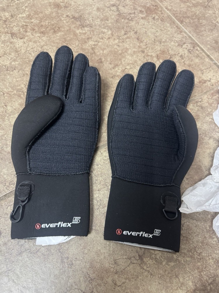 ScubaPro Everflex 5mm Black Dive Gloves Size M