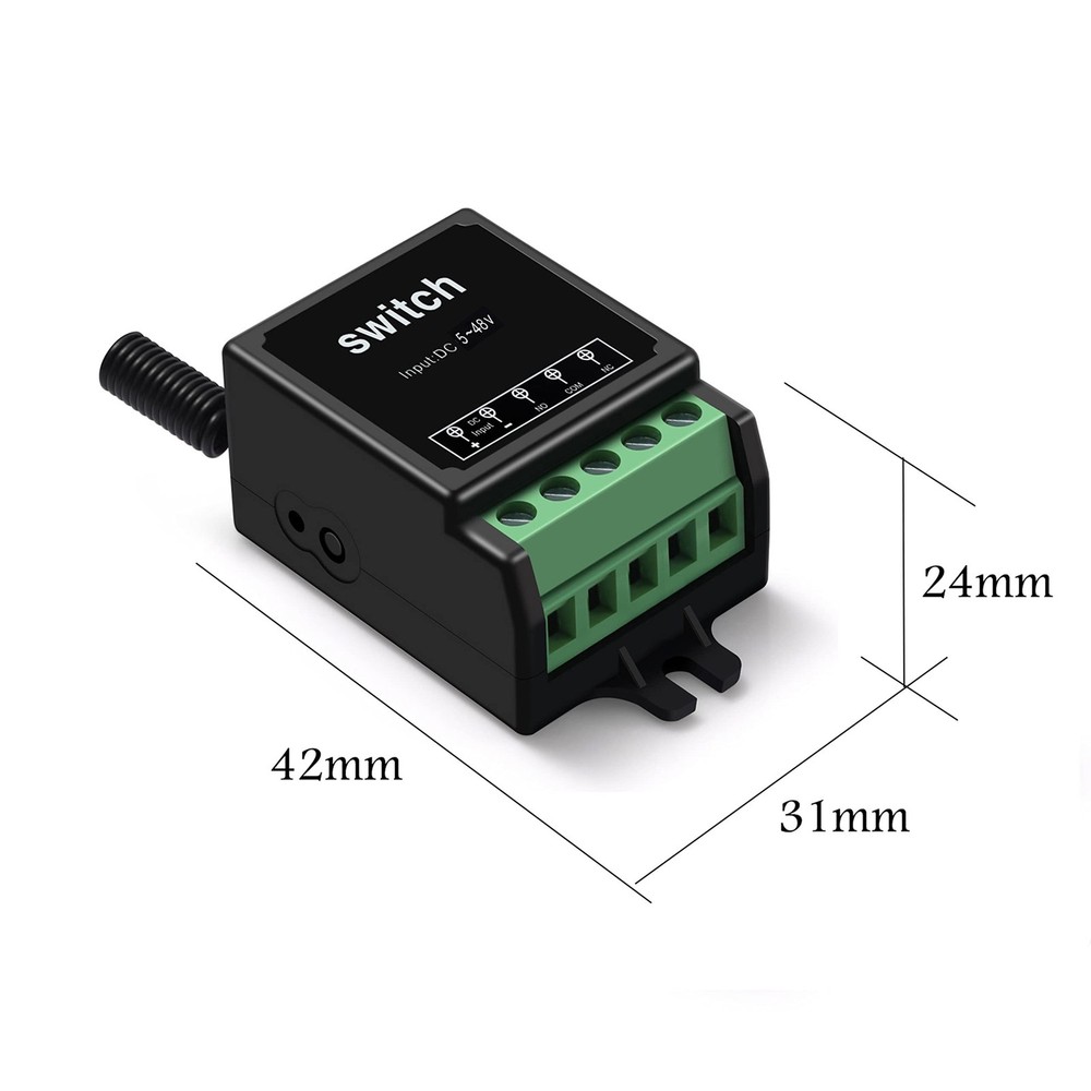 12V Remote Control Switch Mini Wireless Remote Switch Dry Contact Remote Cont...