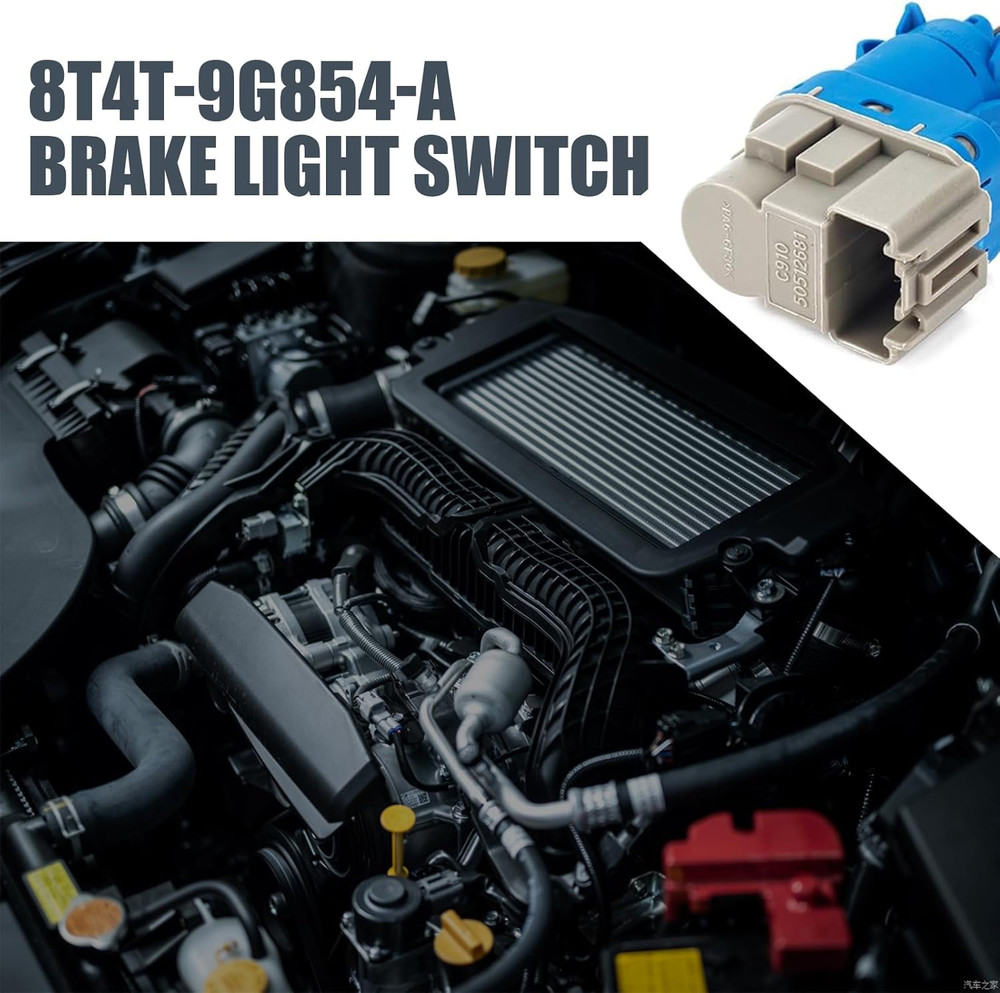 Car Brake Light Switch 4-Pin Modification Switch (Blue & Gray)