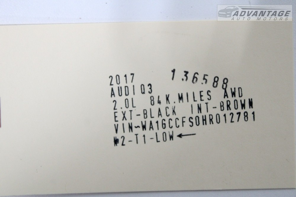 2015-2018 AUDI Q3 AUDIO SOUND SYSTEM AMP SYSTEM AMPLIFIER MODULE BRACKET OEM