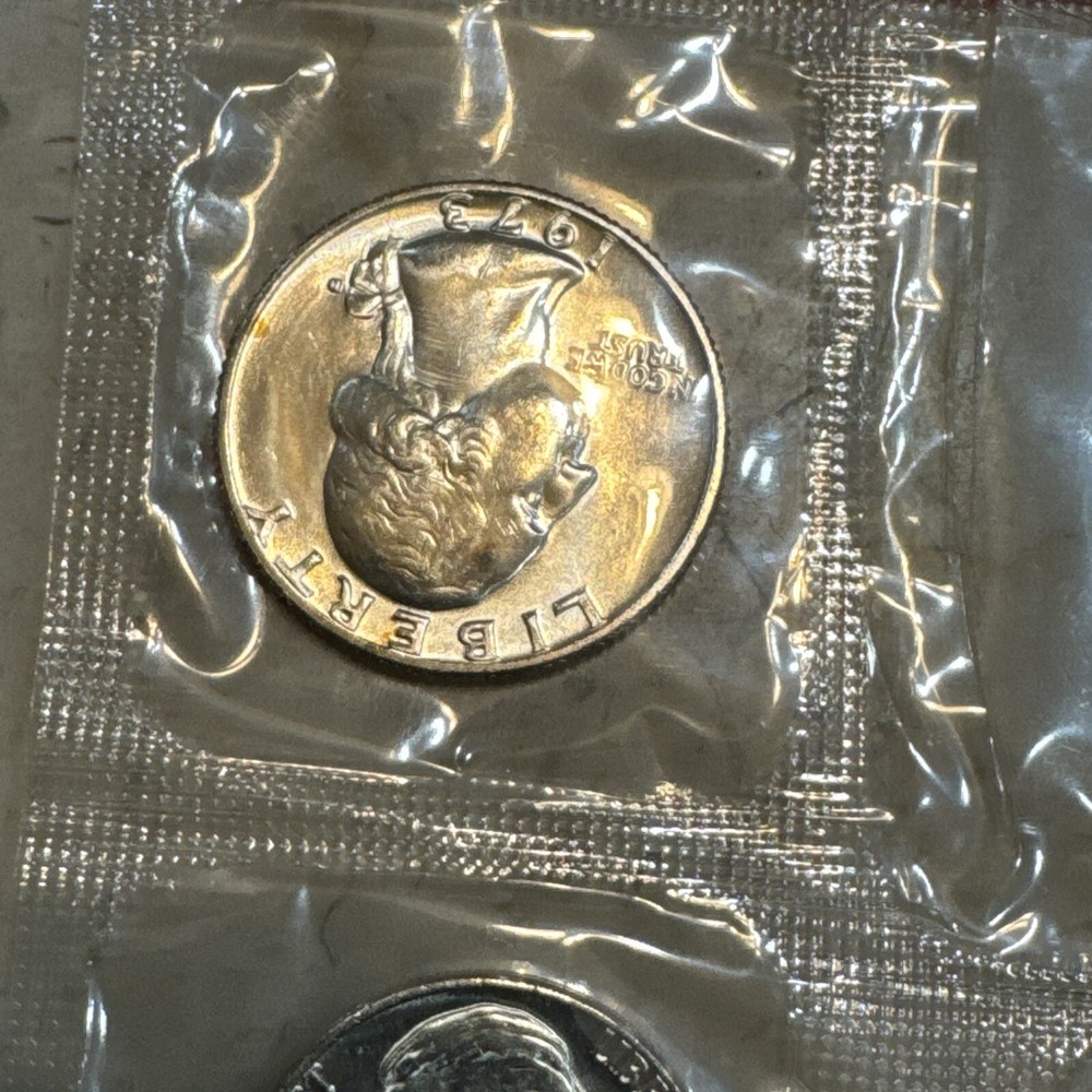 1973 Uncirculated Coin Set…. Missing ￼ The Eisenhower Dollars. ￼