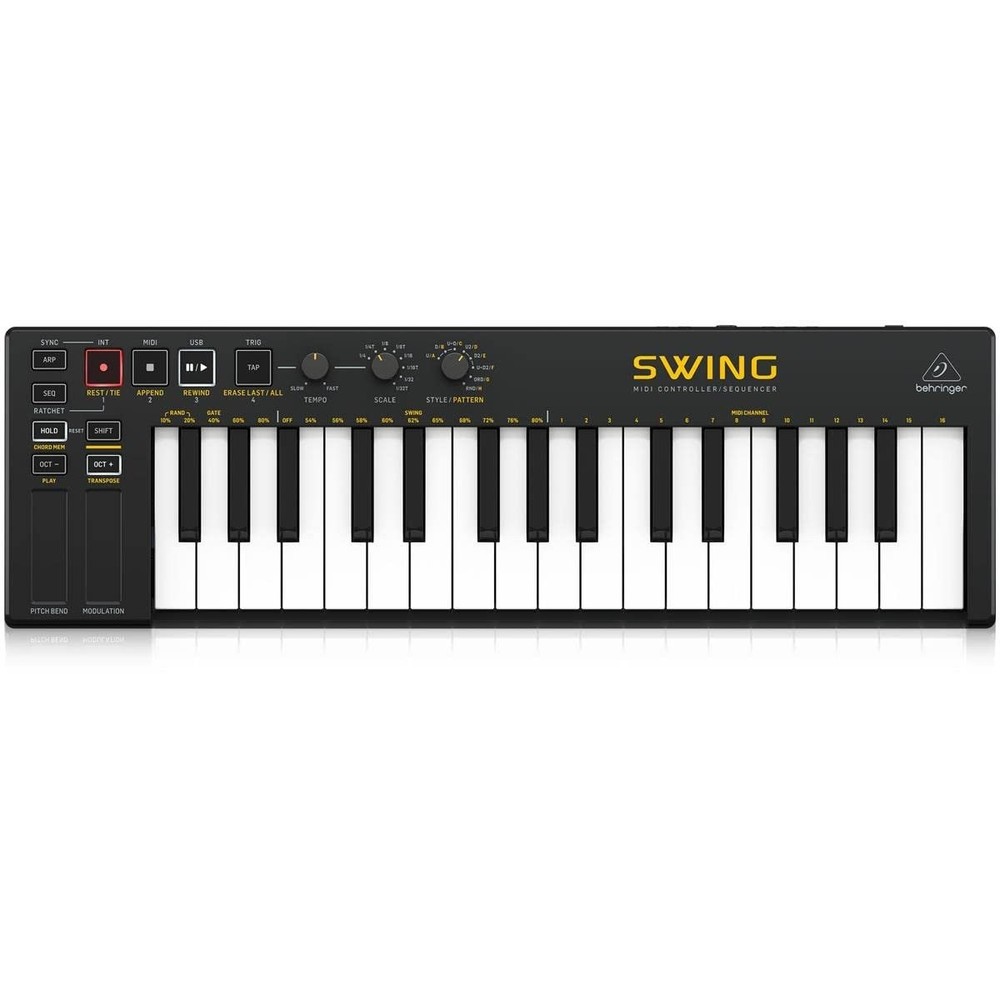Behringer SWING 32-Key USB MIDI Controller Keyboard with 64-Step Sequencer