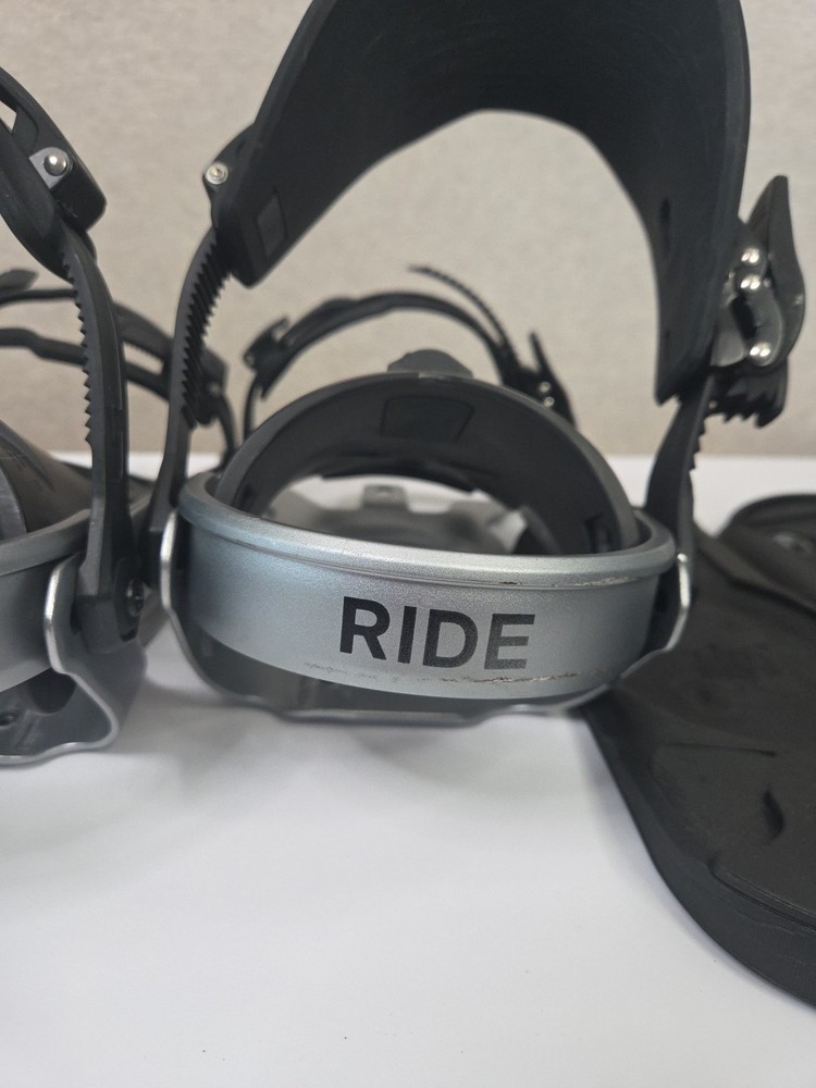 Ride A-4 Mens Snowboard Bindings 2025-LARGE-BLACK