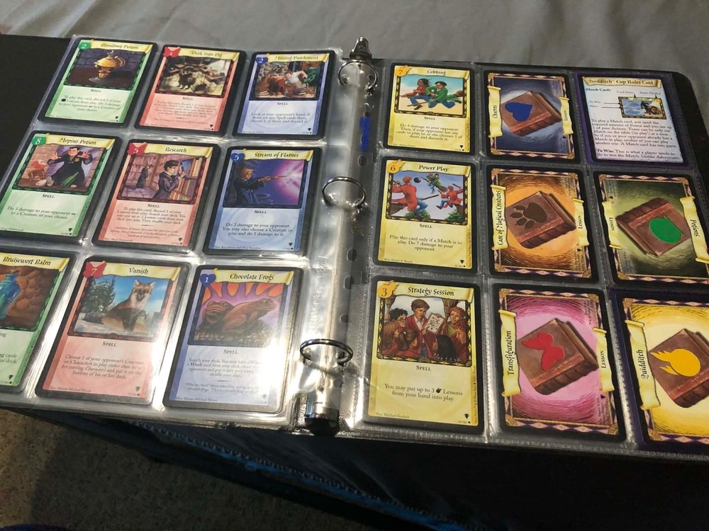 harry potter tcg quittich cup complete set 110/110