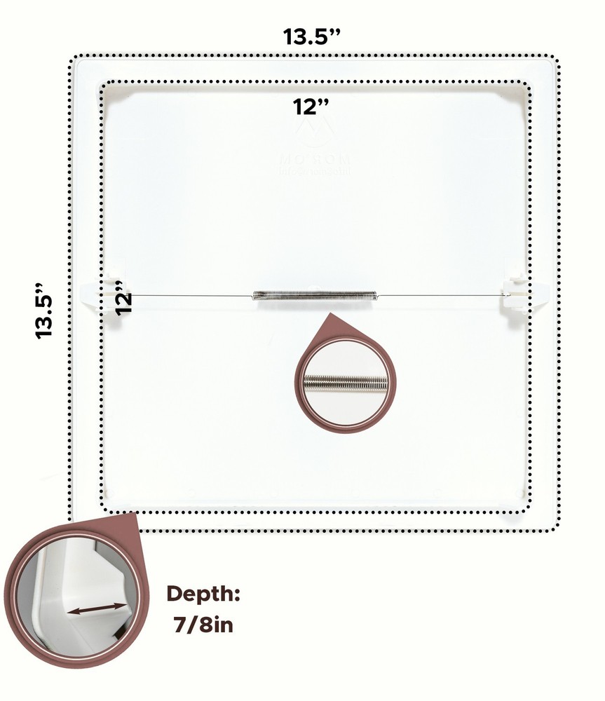 Morvat 12x12 Spring Access Panel for Drywall & Ceiling, 20 Pack