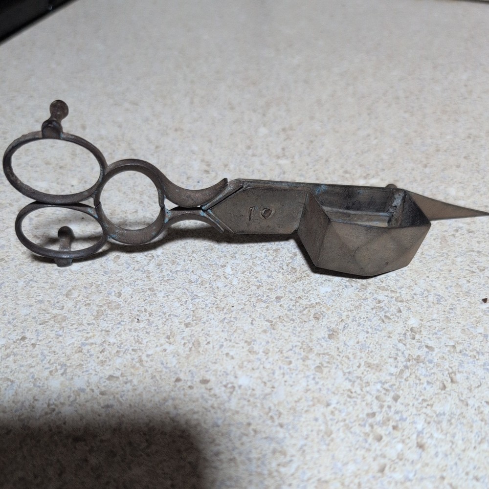 Candle Snuffer Wick Cutter Scissors Antique