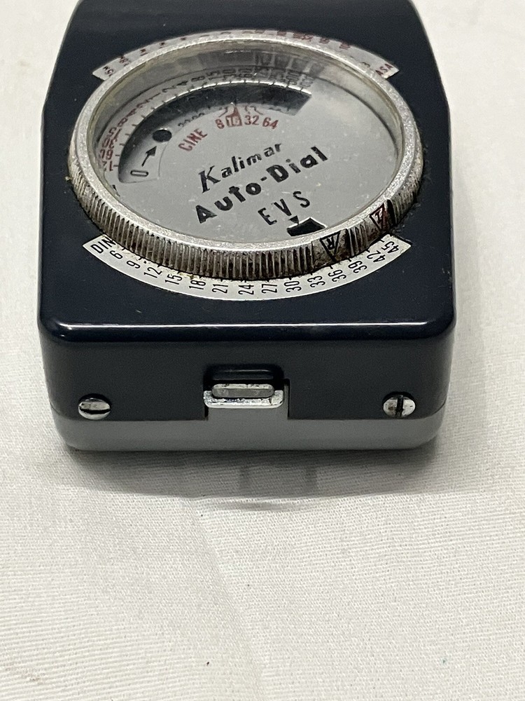 Vintage Kalimar Auto Dial EVS Exposure Meter w/ Leather Case