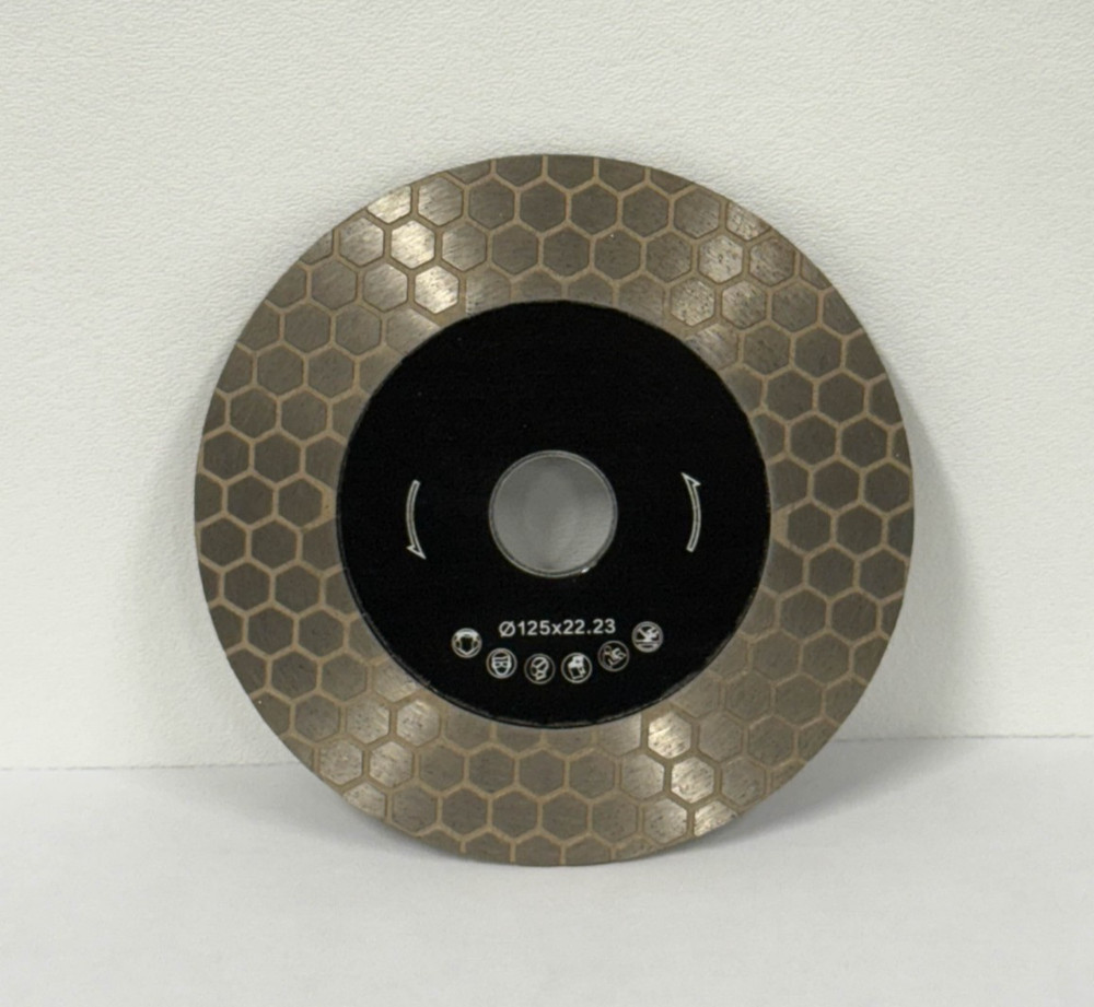 5" Honeycomb Diamond Blade – Cutting + Grinding – Stone / Masonry