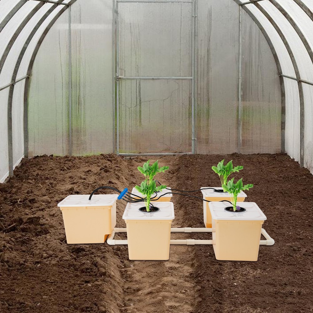 Bucket Drip Growing System Hydroponic Systems,Square Bucket Grow Kit System 11L