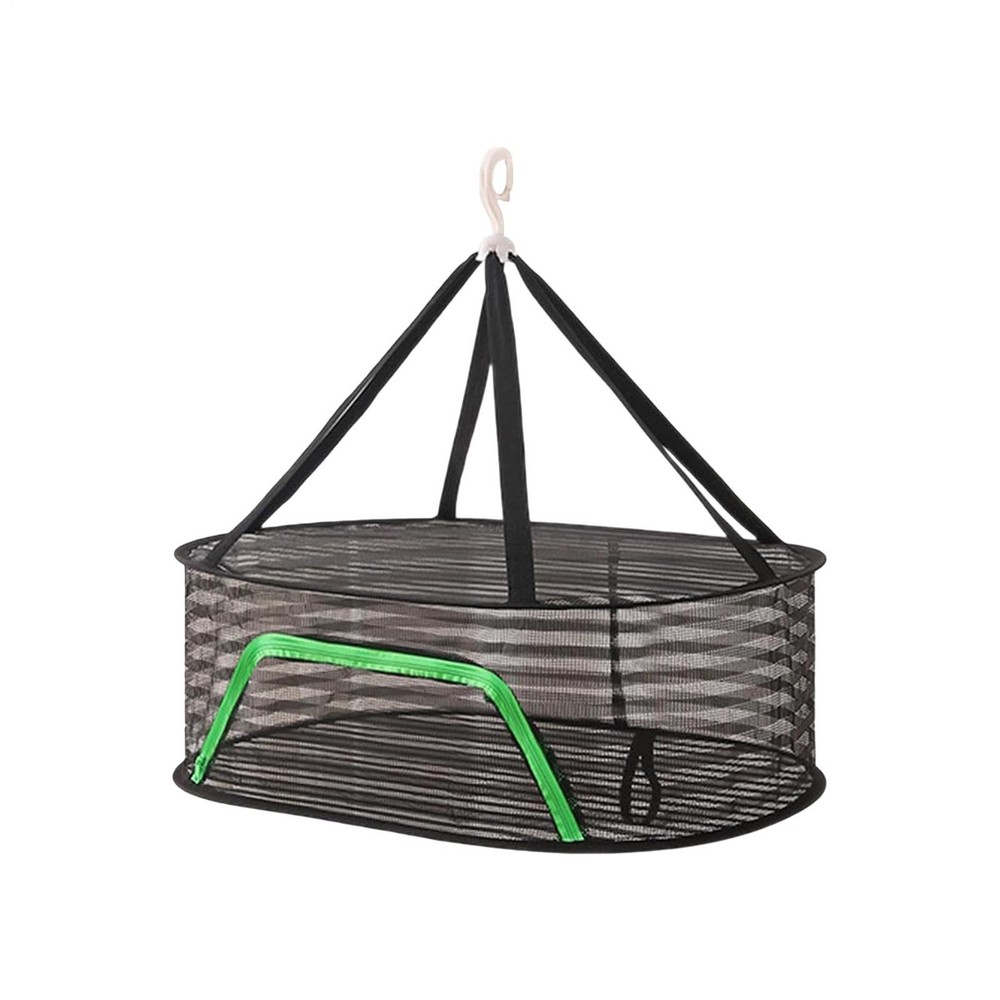 Mesh Drying Rack Folding Drying Fish Mesh Hangable Drying Net Drying
