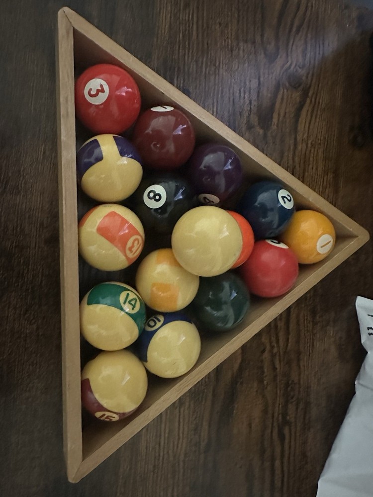 Mini billiard balls for decoration