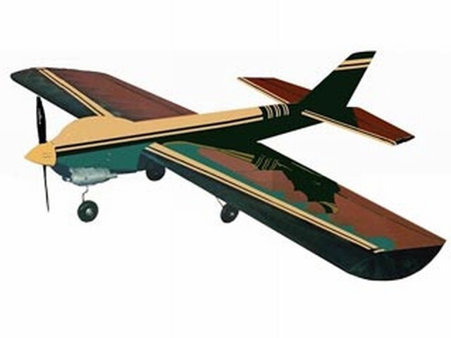 Aurora Control Line 55" WS RC Model Airplane Plans Templates PDF on USB